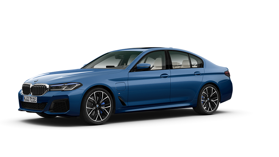 BMW Series 5 สีน้ำเงิน